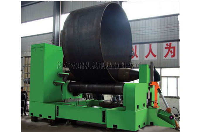 水平下调式卷板机